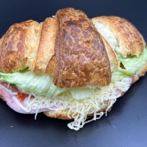 sonkás croissant